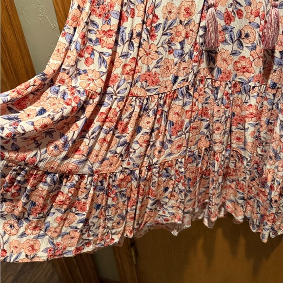 Knox Rose Floral Print Dress with Ruffle Sleeves - Picture 5 of 8